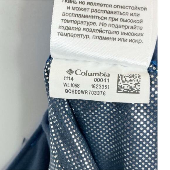 Columbia Womens Bugaboo Ski Snowboard Winter Pants Blue WL1068 Omni-Heat Large - Picture 8 of 9